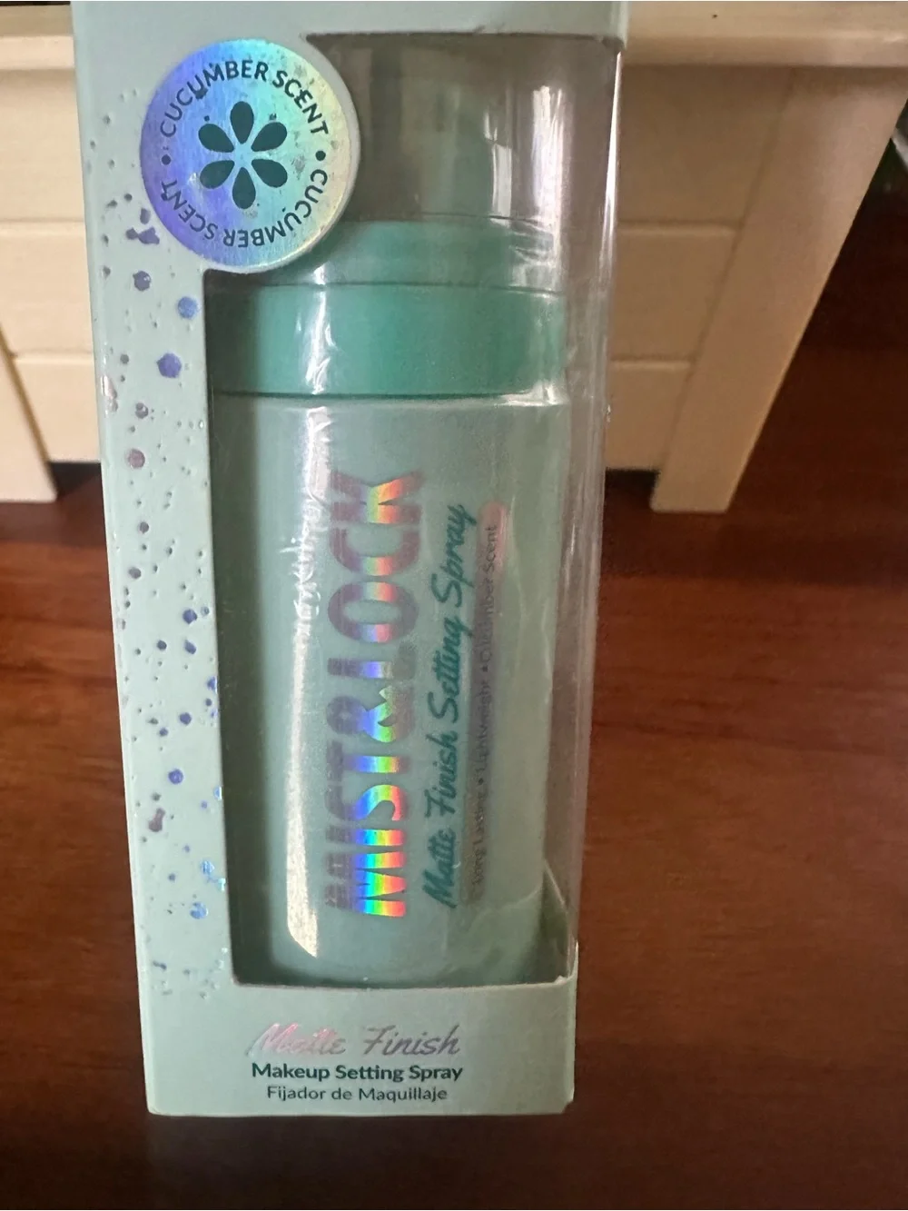 Amorus Mist & Lock Matte Finish Makeup Setting Spray - Mint Green